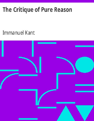 Couverture de Kant - The Critique of Pure Reason